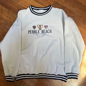 Pebble Beach Golf Links Vintage Crewneck Embroidered